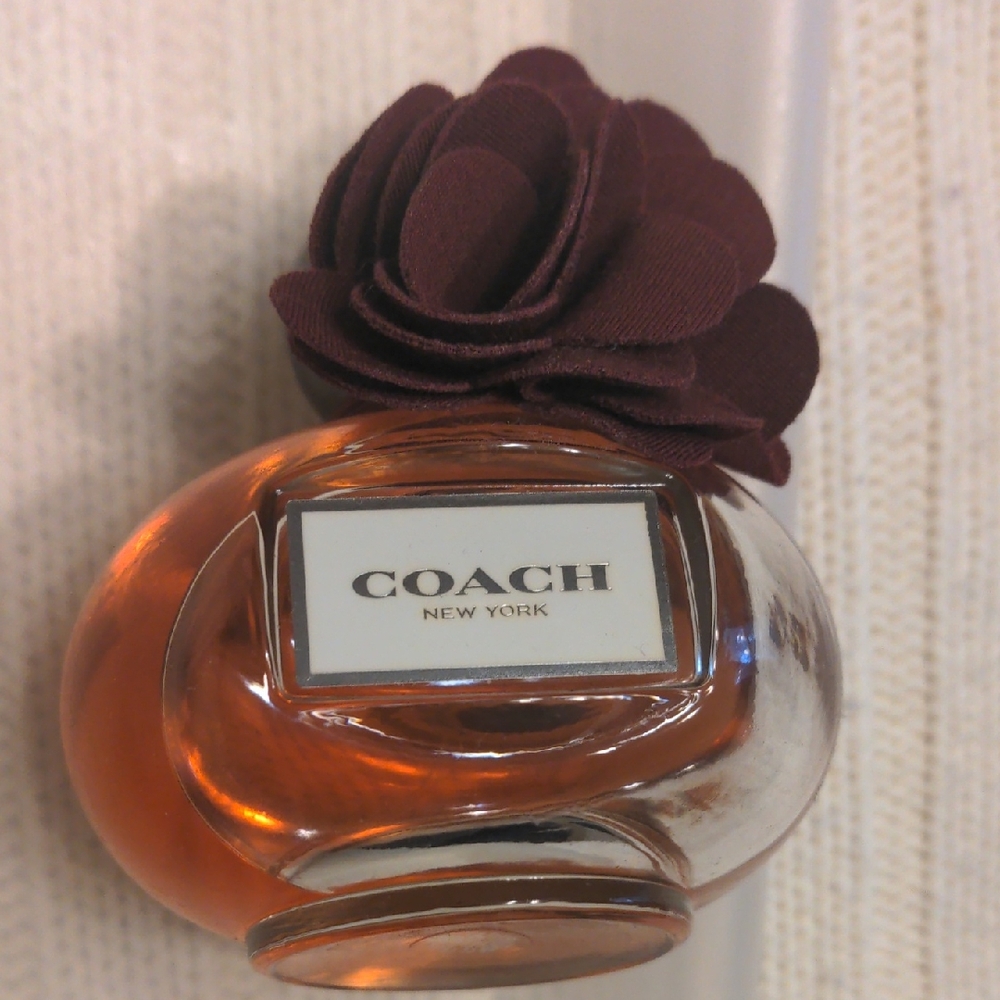 Coach Women's‎ Body Oil with Burgundy Floral Accent